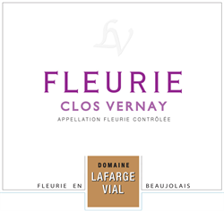 2019 Fleurie, Clos Vernay, Domaine Lafarge Vial